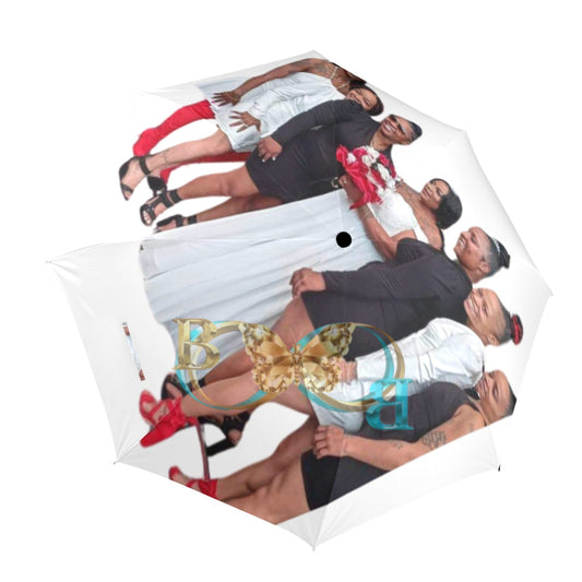 DyDy Wedding 1 Semi-Automatic Foldable Umbrella (Model U12) One Size Semi-Automatic Foldable Umbrella (U12)