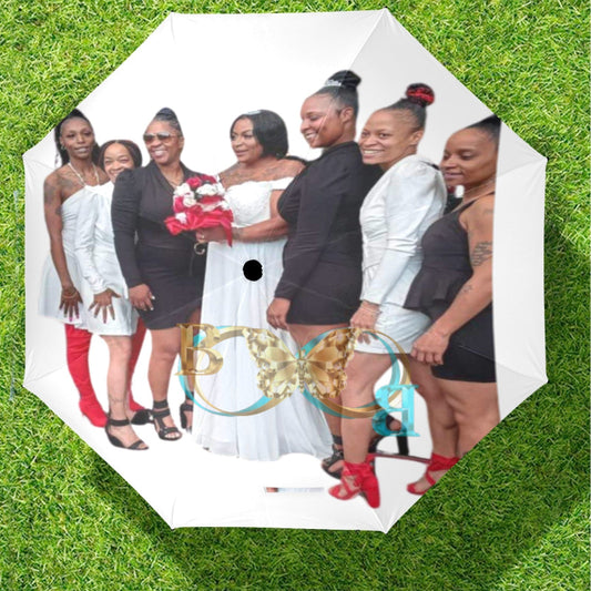 DyDy Wedding 1 Semi-Automatic Foldable Umbrella (Model U12) One Size Semi-Automatic Foldable Umbrella (U12)