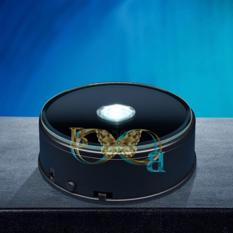 Large Rotating Light Base Large Crystal