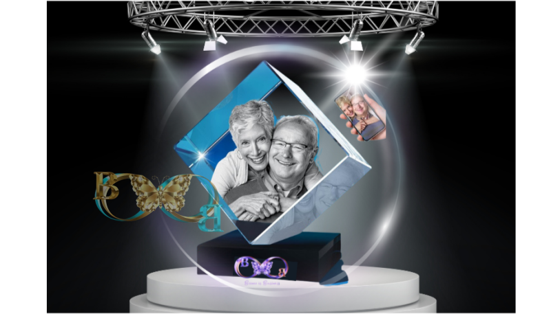 Personalized 3D Crystal Diamond Crystal