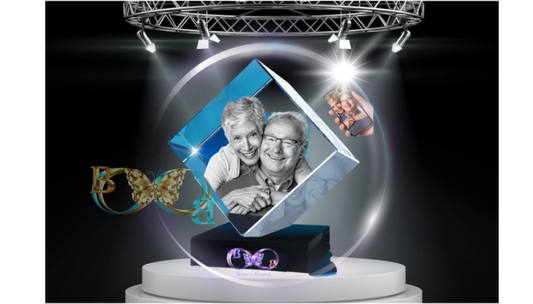 Personalized 3D Crystal Diamond Crystal