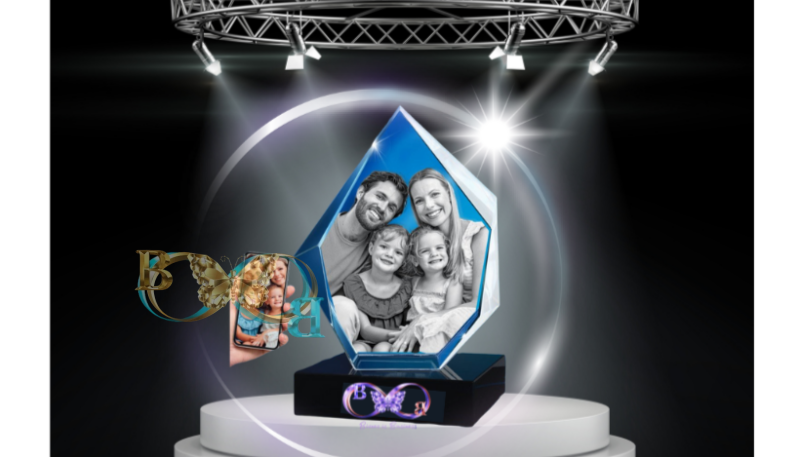Personalized 3D Crystal Iceberg Crystal