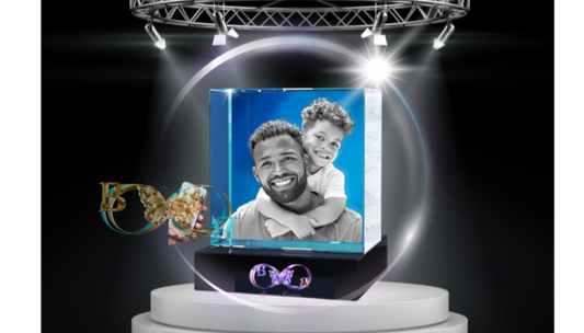 Personalized 3D Crystal Square Crystal