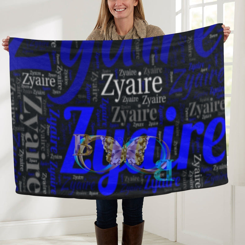 Zyaire Personalized Baby Blanket 40’X50’