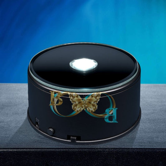 Small Rotating Light Base Small Crystal