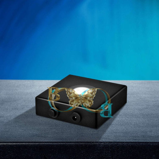 Small Wood Light Base Small Crystal