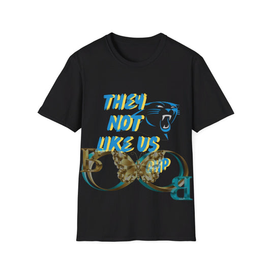 They Not Like Us Panthers Custom T-Shirt Xs / Black T-Shirt