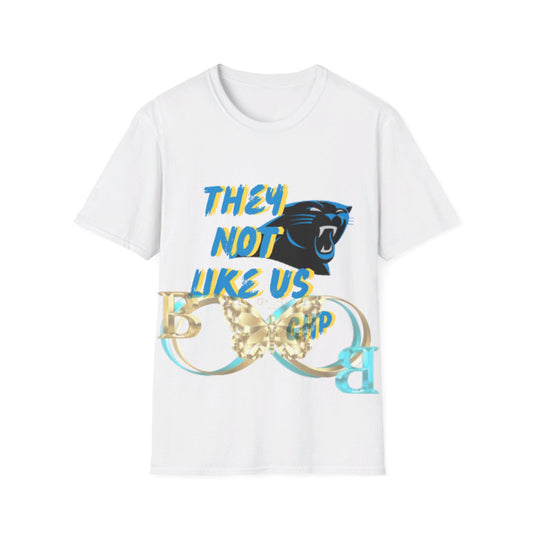 They Not Like Us Panthers Custom T-Shirt Xs / White T-Shirt