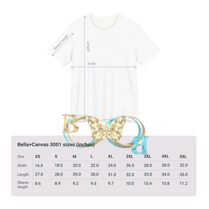 Unisex Jersey Short Sleeve Tee T-Shirt