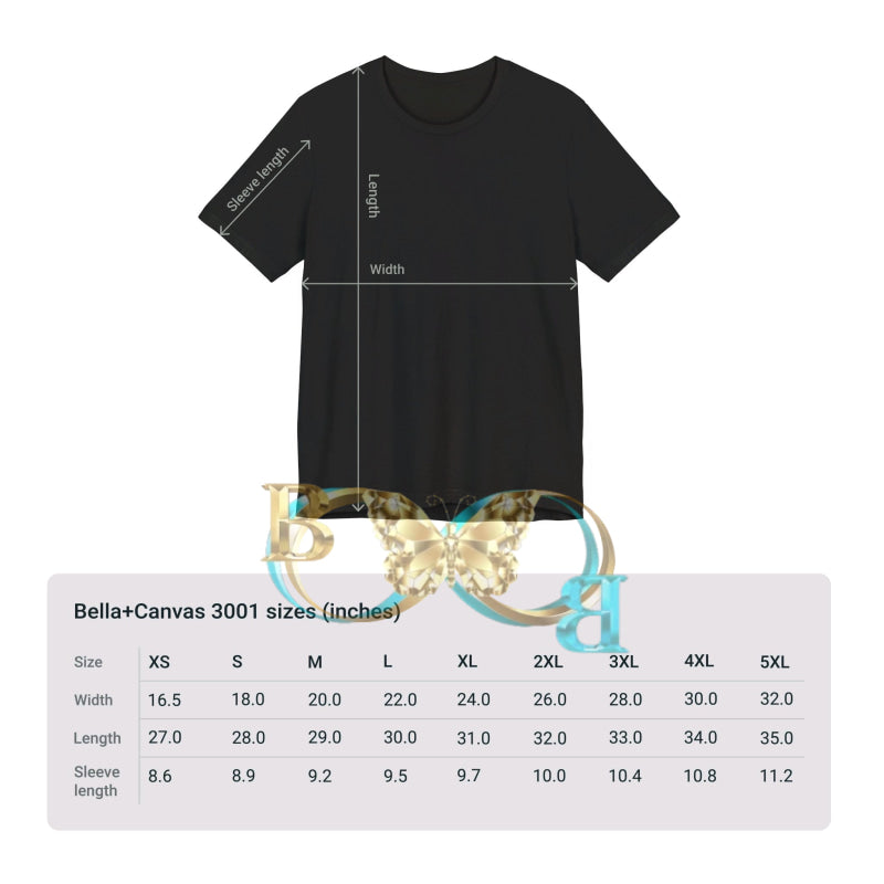 Unisex Jersey Short Sleeve Tee T-Shirt