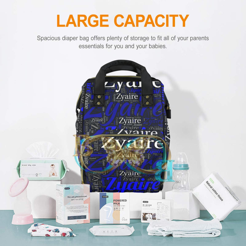 Zyaire 1 Multi-Function Diaper Bag-New (Model 1688) (1688)