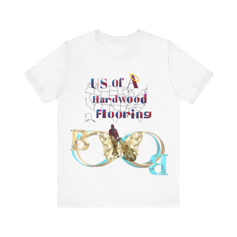 US of A Hardwood Flooring White / XS T-Shirt